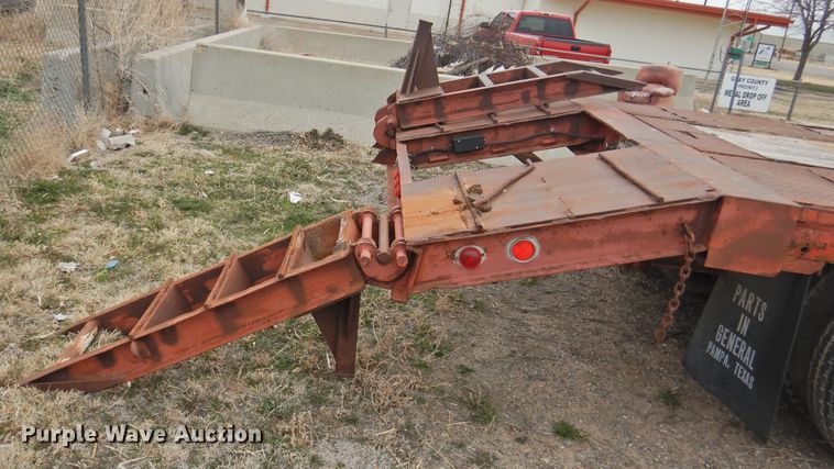 image for item DI0044 Trailmobile drop deck equipment trailer
