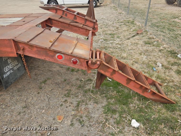 image for item DI0044 Trailmobile drop deck equipment trailer