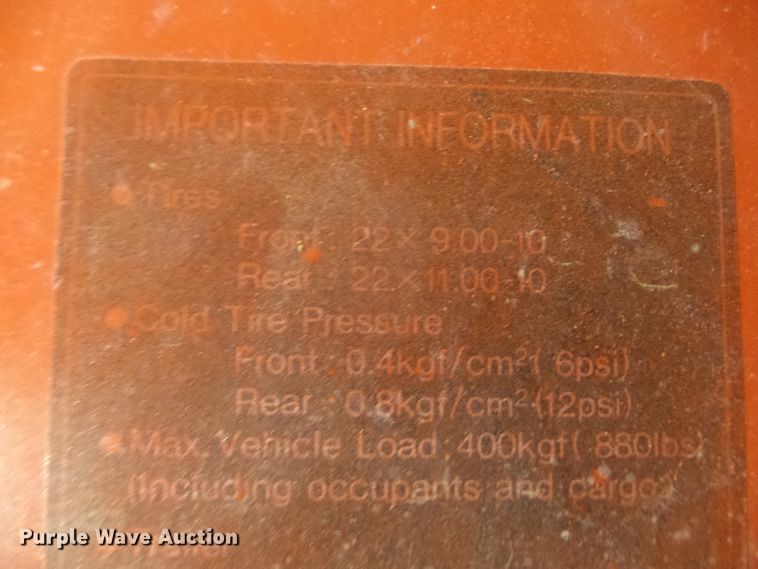 image for item EL9113 1996 Kawasaki Mule 550 utility vehicle