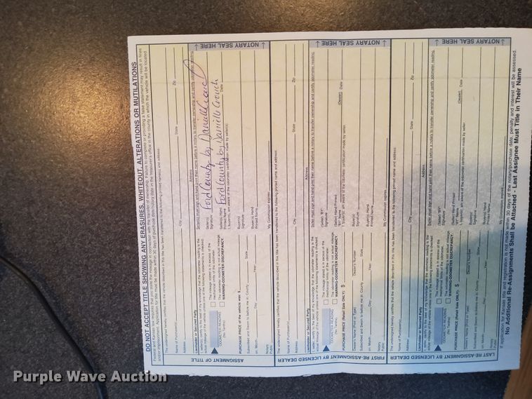 image for item EL9113 1996 Kawasaki Mule 550 utility vehicle