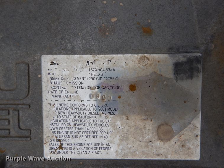 image for item GB9881 2001 Isuzu NPR truck cab and chassis