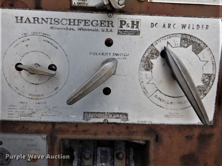 image for item GD9026 1959 Hernischfeger 2100H1755 generator