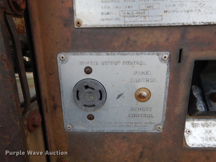 image for item GD9026 1959 Hernischfeger 2100H1755 generator