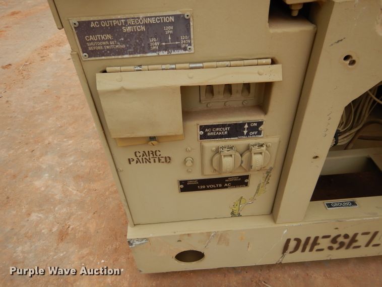 image for item GK9084 Department of Defense MEP002A generator
