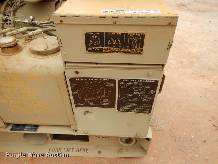 image for item GK9084 Department of Defense MEP002A generator