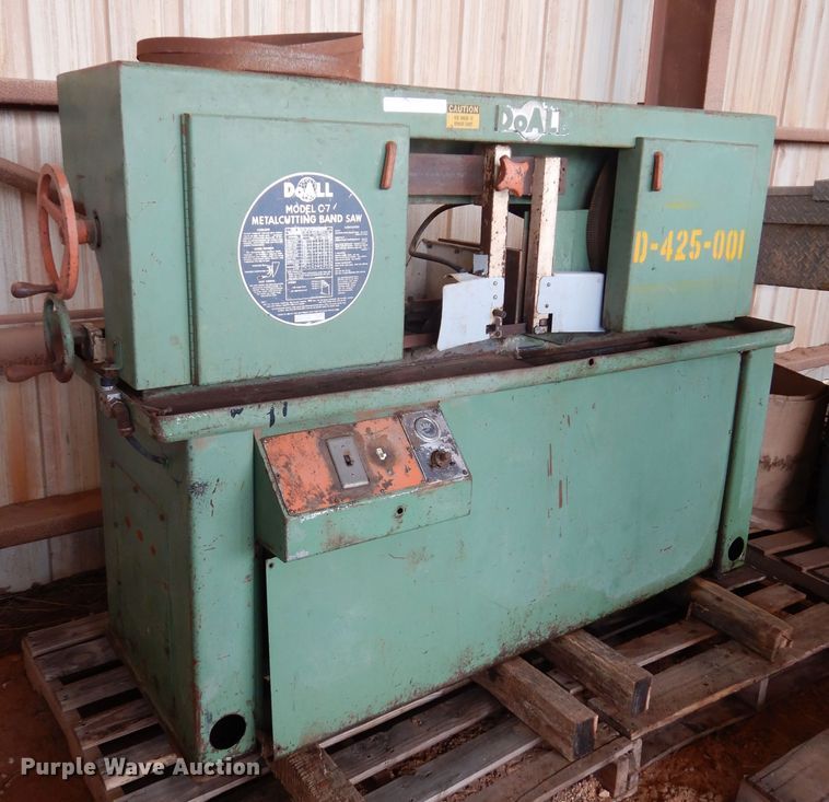 image for item GK9086 Do-All C-7 metal bandsaw
