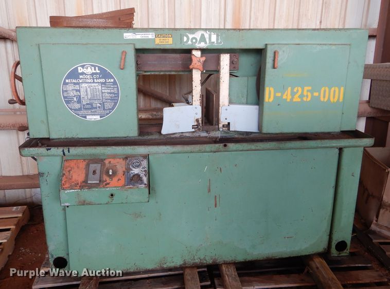 image for item GK9086 Do-All C-7 metal bandsaw