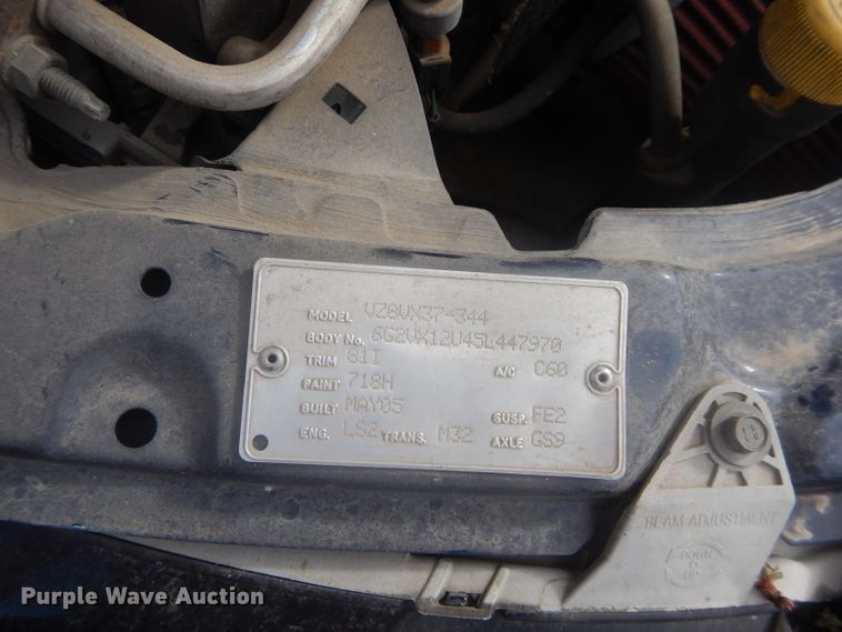 image for item GK9117 2005 Pontiac GTO