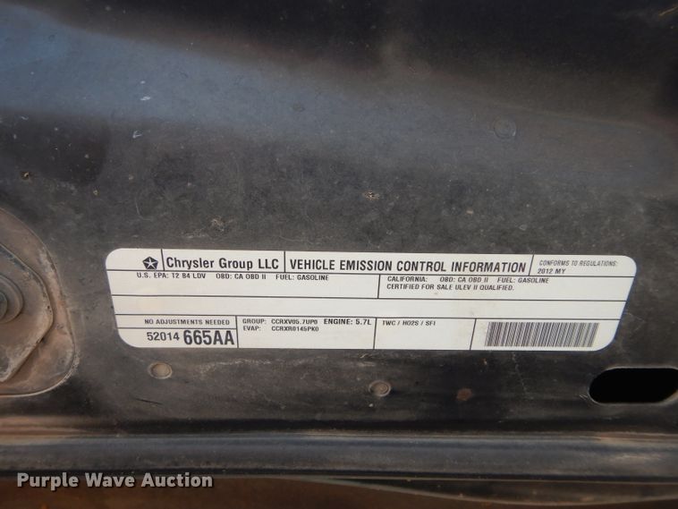 image for item GK9127 2012 Dodge Charger Police