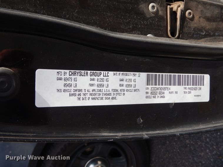 image for item GK9127 2012 Dodge Charger Police