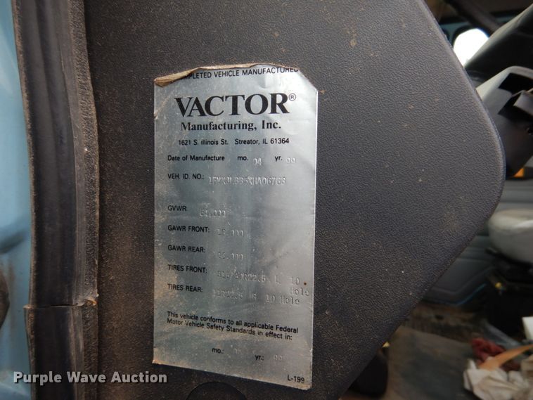 image for item GO9059 1999 Freightliner FL80 sewer rodder truck