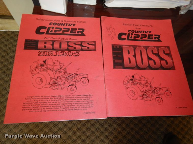 image for item GO9066 2008 Country Clipper The Boss 2872KAJ8-SR1205 ZTR lawn mower