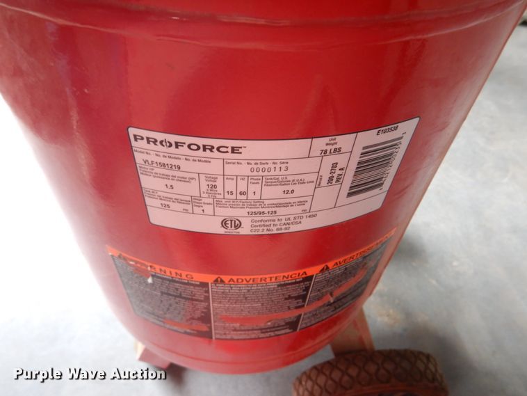 image for item GO9113 Proforce air compressor