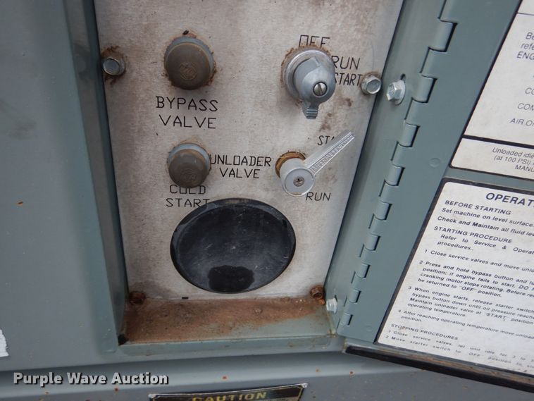 image for item GO9121 Gardner Denver D175 air compressor