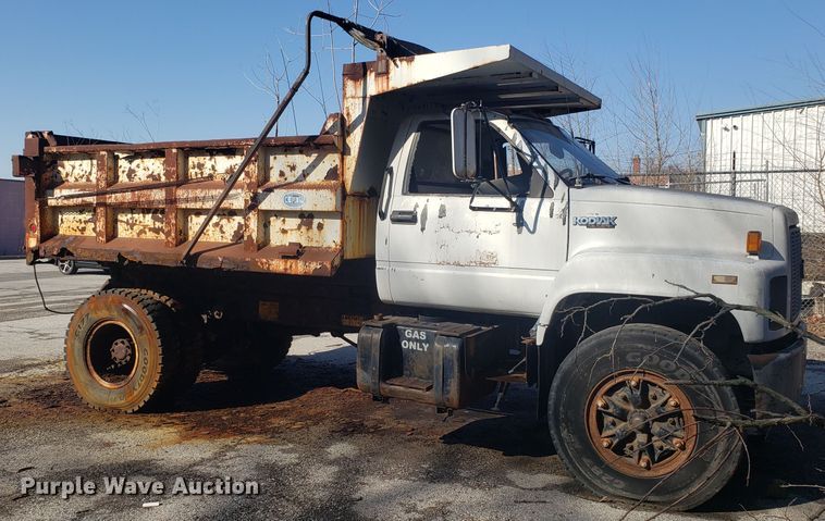 image for item GO9269 1991 Chevrolet Kodiak C5500 dump truck