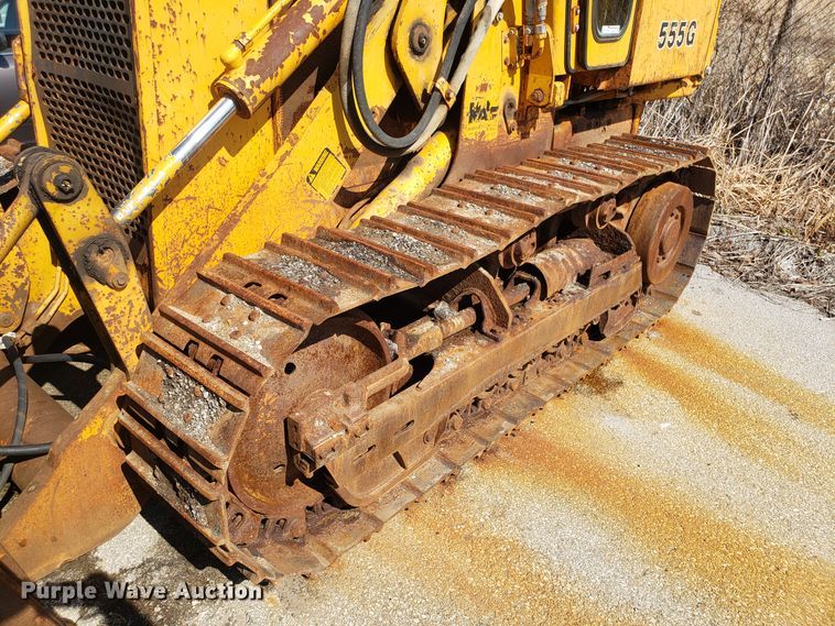image for item GO9273 John Deere 555G  track loader