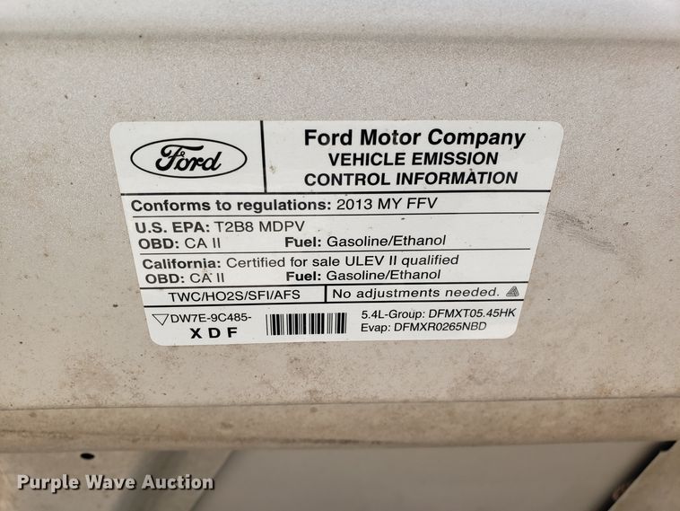 image for item GO9275 2013 Ford E350 Super Duty  van