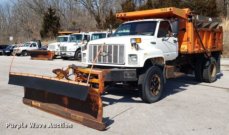 image for item GO9279 1991 Chevrolet Kodiak C6500 dump truck