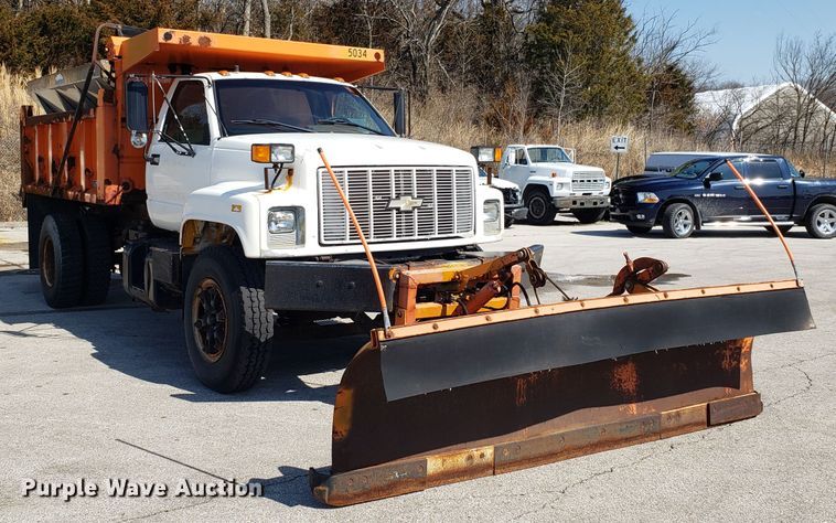 image for item GO9279 1991 Chevrolet Kodiak C6500 dump truck