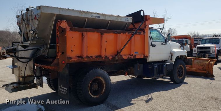 image for item GO9279 1991 Chevrolet Kodiak C6500 dump truck