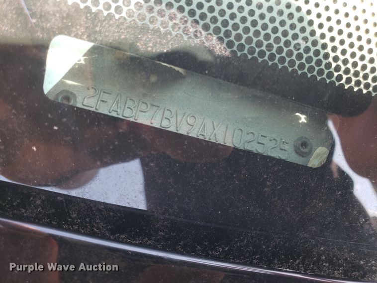 image for item GO9288 2010 Ford Crown Victoria Police Interceptor