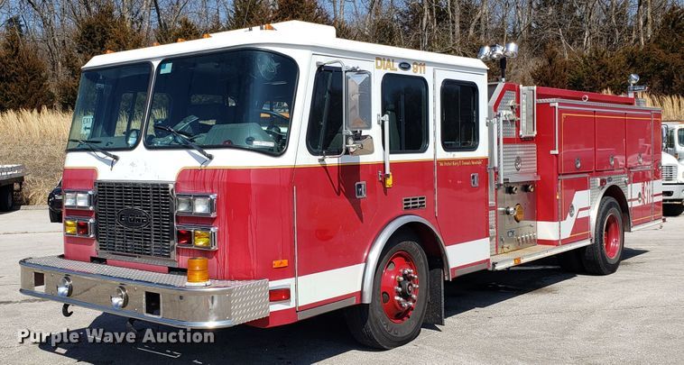 image for item GO9292 1995 E-one fire truck