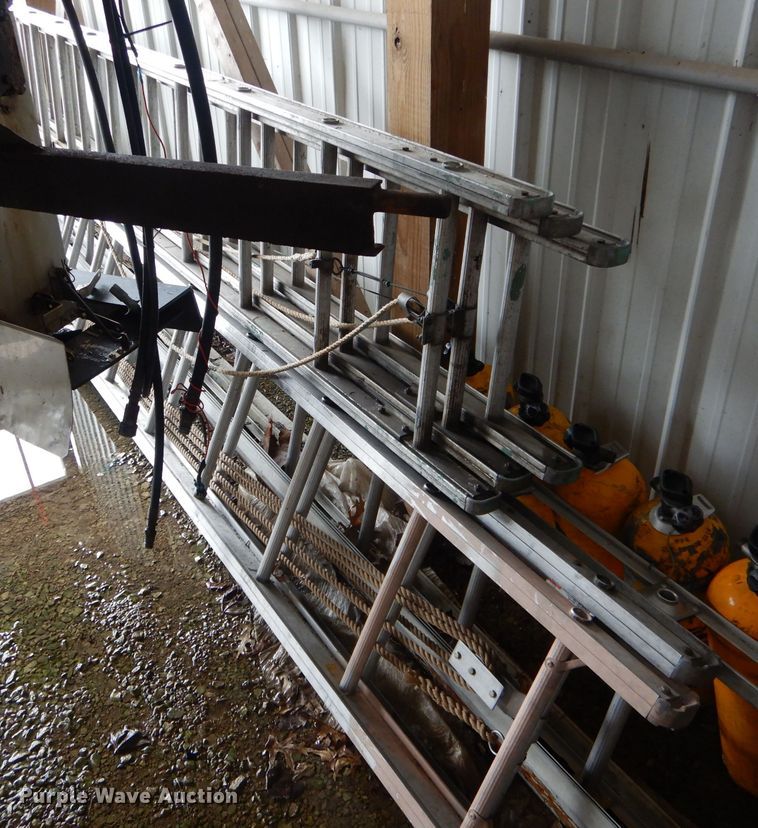 image for item GO9557 (3) Alco-Lite aluminum extension ladders