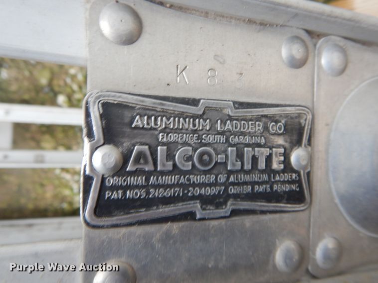 image for item GO9557 (3) Alco-Lite aluminum extension ladders