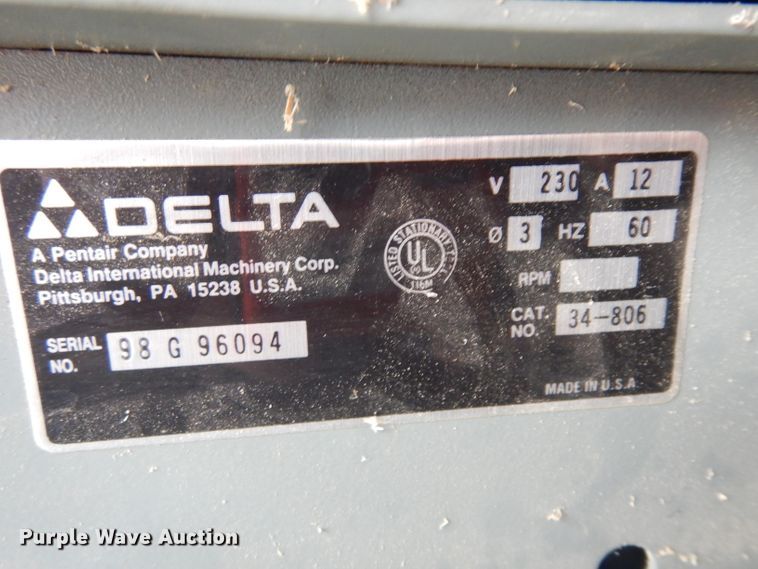 image for item GX9969 Delta table saw