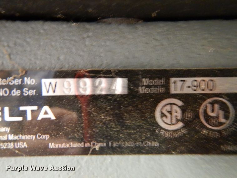 image for item GX9972 Delta 17-900 drill press