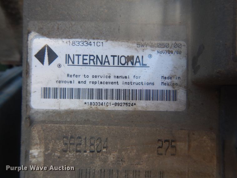 image for item GY9748 2001 International 2554 dump truck