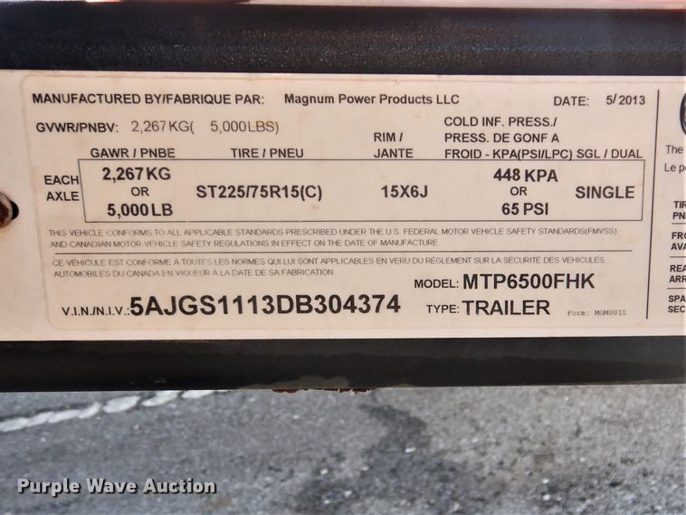 image for item GY9750 Magnum MTP600 trash pump