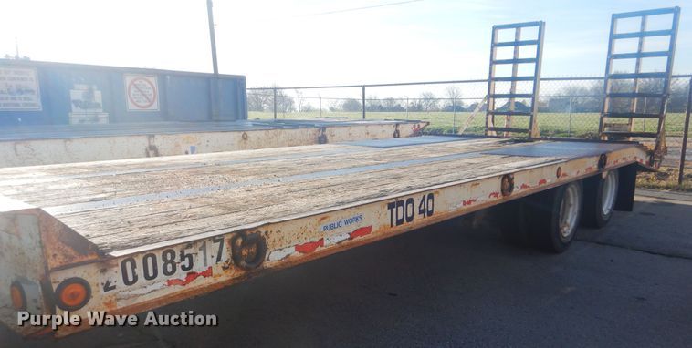 image for item GY9753 2007 Holden Industries TD040 equipment trailer