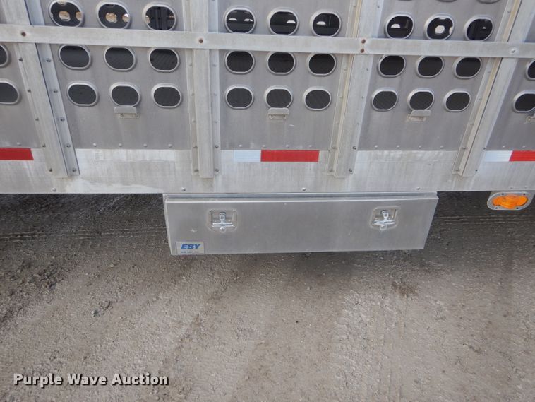 image for item DF3013 2008 Eby livestock trailer