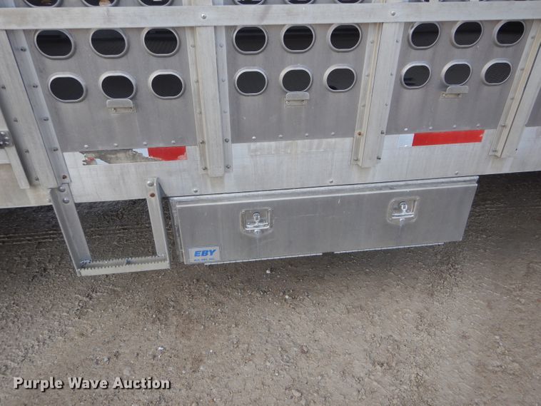 image for item DF3013 2008 Eby livestock trailer