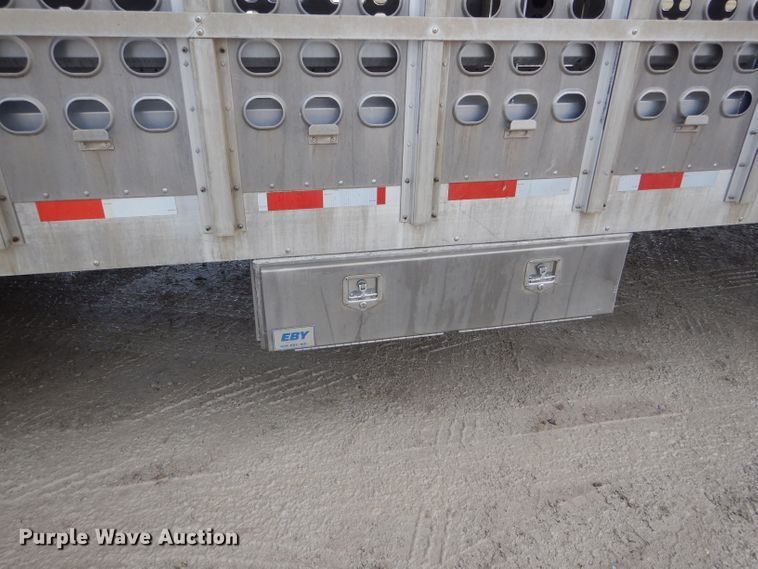 image for item DF3013 2008 Eby livestock trailer