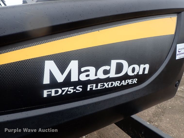 image for item DG3022 2013 MacDon FD75-S flex draper head