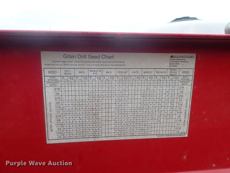 image for item DG3024 Sunflower 9421 grain drill