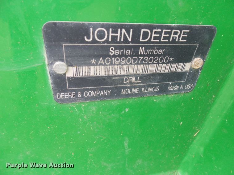 image for item DG5597 2009 John Deere 1990 CCS air seeder