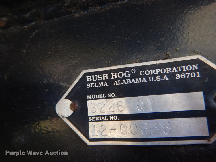 image for item DH6474 Brush Hog 3226QT loader