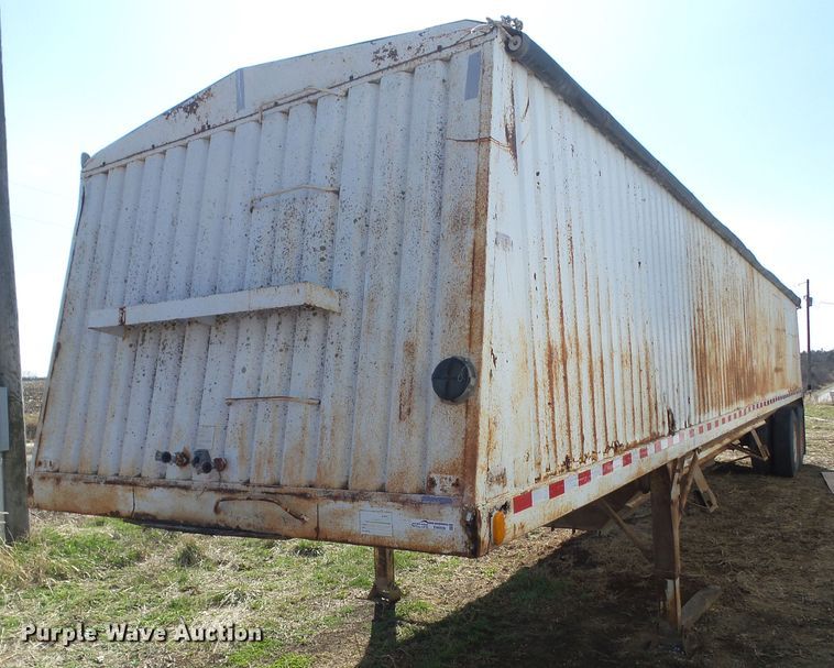 image for item EM9936 1985 Jet JETC-Grain double hopper bottom grain trailer