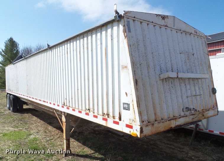 image for item EM9936 1985 Jet JETC-Grain double hopper bottom grain trailer