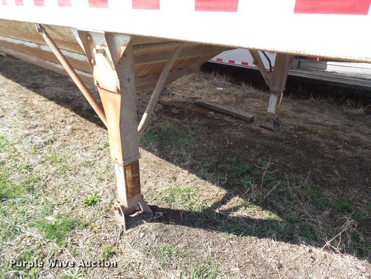 image for item EM9936 1985 Jet JETC-Grain double hopper bottom grain trailer