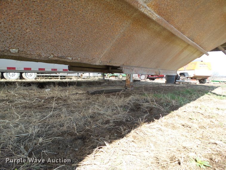 image for item EM9936 1985 Jet JETC-Grain double hopper bottom grain trailer