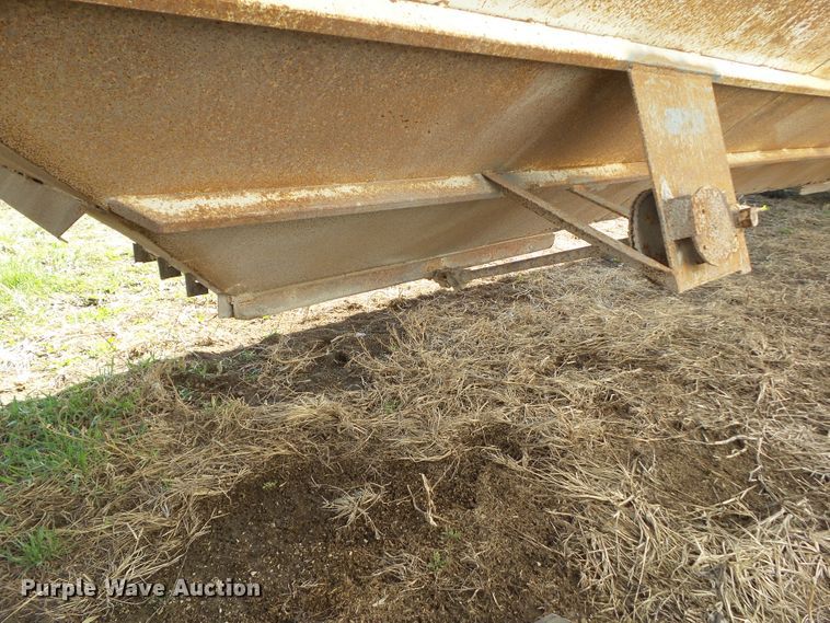 image for item EM9936 1985 Jet JETC-Grain double hopper bottom grain trailer