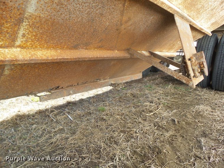 image for item EM9936 1985 Jet JETC-Grain double hopper bottom grain trailer