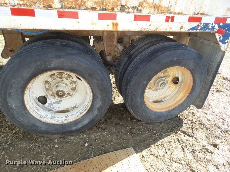 image for item EM9936 1985 Jet JETC-Grain double hopper bottom grain trailer