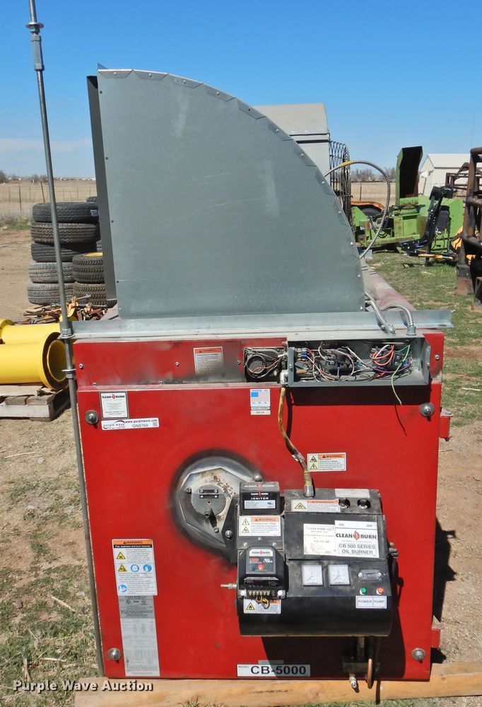 Clean Burn CB-5000 multi-oil heating system in Spearman, TX | Item GN9769  sold | Purple Wave