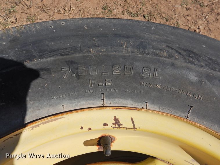 (2) Titan 7.520SL tires in Spearman, TX Item GN9777 sold Purple Wave