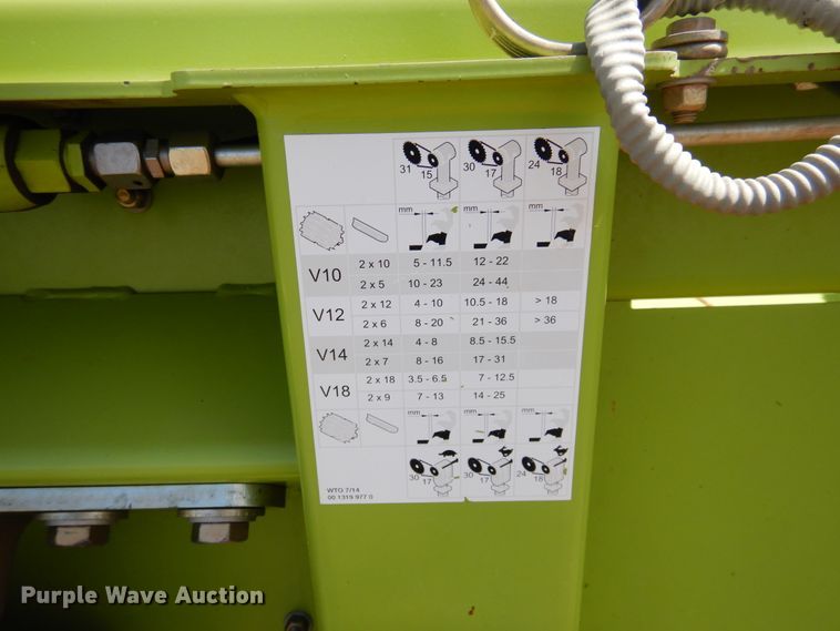 image for item GN9803 2015 Claas 380 pickup head